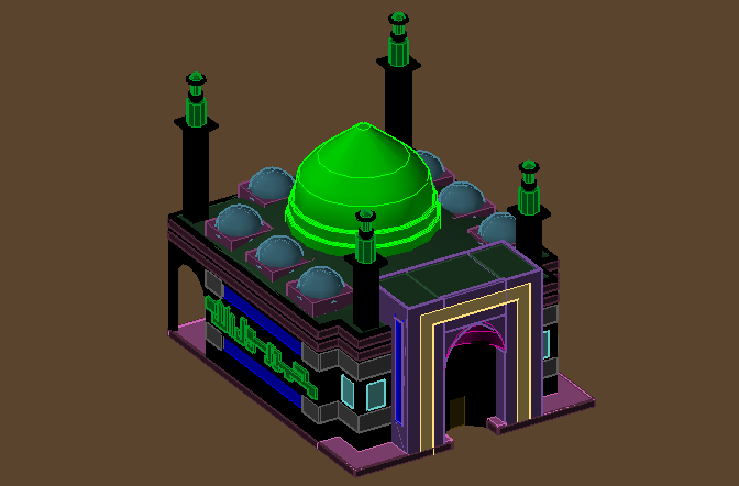 دانلود3D یک مسجد
